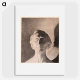 HW Bissen's portrait bust of HC Andersen - Vilhelm Hammershøi Poster.