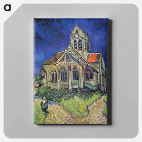 アートパネル-The Church at Auvers - フィンセント ファン ゴッホ Canvas.