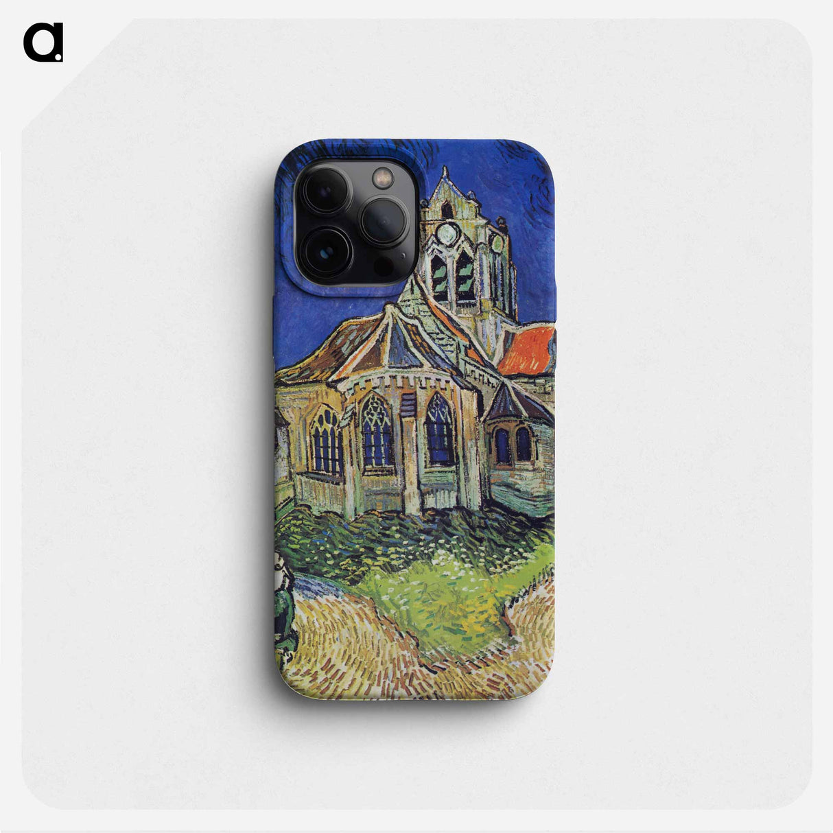 The Church at Auvers - Vincent van Gogh Phone Case.