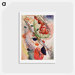 アートポストカード-Aquarell - ワシリー カンディンスキー Postcard.