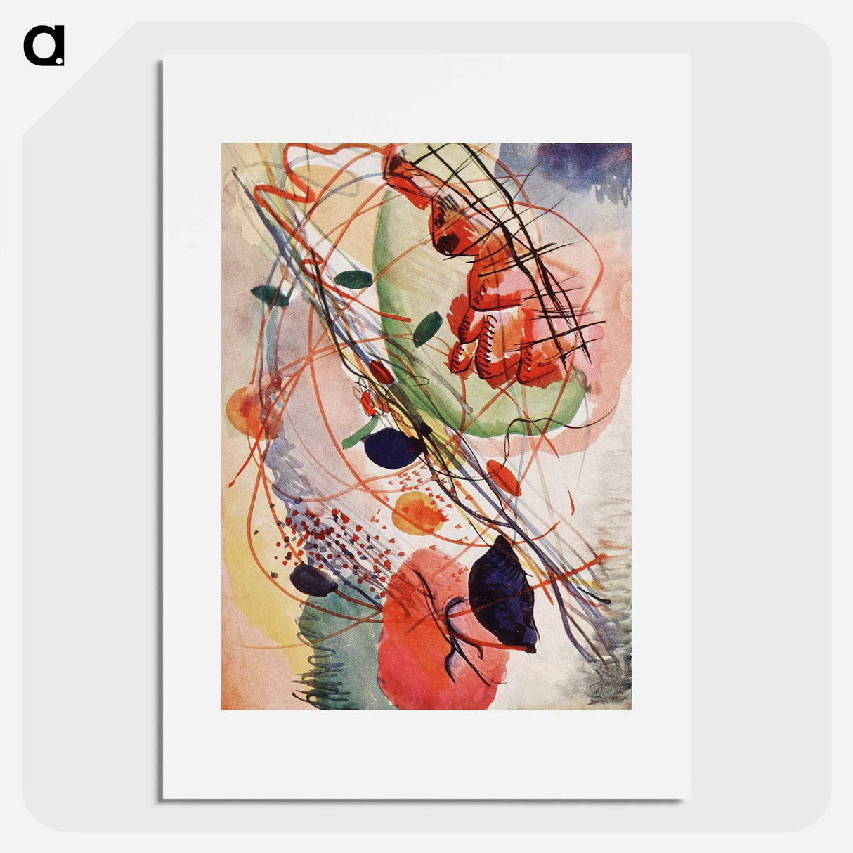 Aquarell - Wassily Kandinsky Poster.