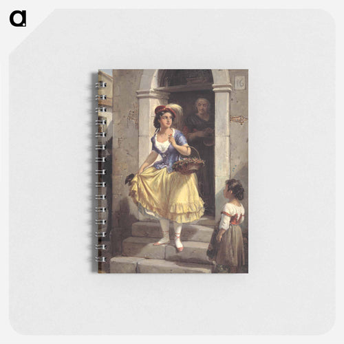 An Italian girl goes to carnival - Wilhelm Marstrand Memo.