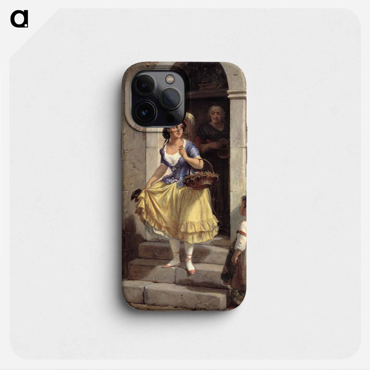 An Italian girl goes to carnival - ヴィルヘルム マーストランド Phone Case.