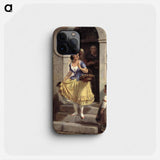 An Italian girl goes to carnival - ヴィルヘルム マーストランド Phone Case.