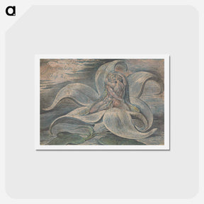 アートポストカード-Jerusalem, Plate 28 Proof Impression - ウィリアム ブレイク Postcard.