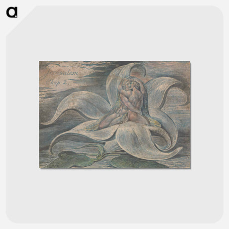 アートポストカード-Jerusalem, Plate 28 Proof Impression - ウィリアム ブレイク Postcard.