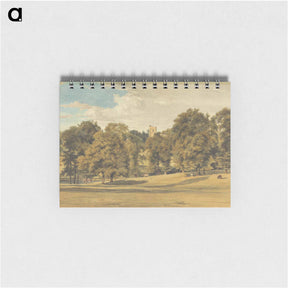 アートメモ帳-Bushey Church from the South West - ウィリアム ヘンリー ハント Memo.