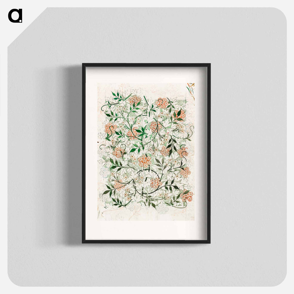 Jasmine - William Morris Poster.