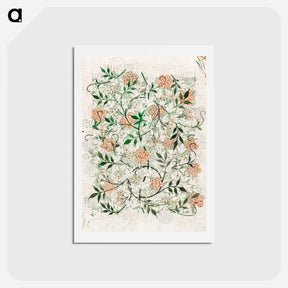 アートポストカード-Jasmine - ウィリアム モリス Postcard.