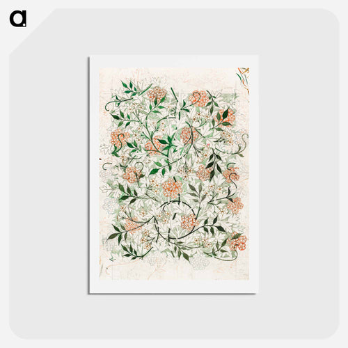 Jasmine - ウィリアム モリス Postcard.