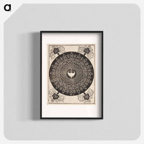 アートポスター-Knob with heart-shaped center - アルブレヒト デューラー Poster.