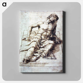 アートパネル-Study for a Christ - アンドレア マンテーニャ Canvas.