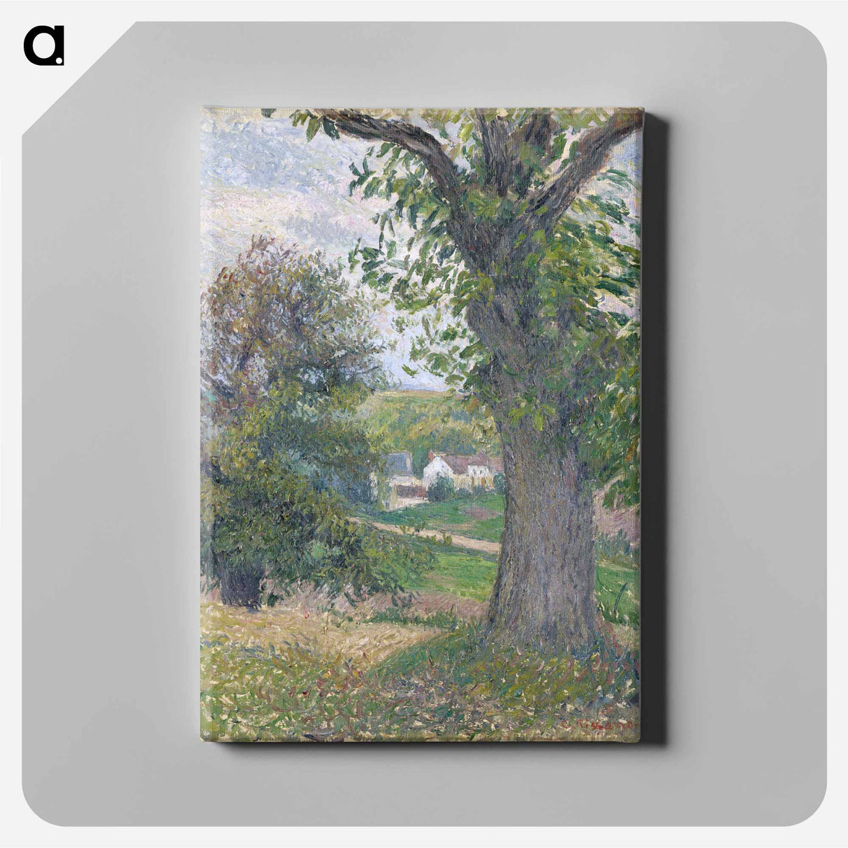 Chataigniers at Osny - Camille Pissarro Canvas.