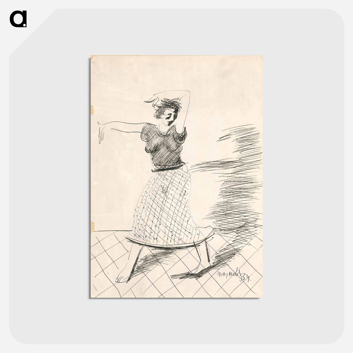 アートポストカード-Dancer
 - シプリアン マジェルニク Postcard.
