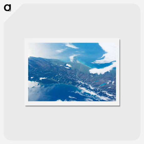 アートポストカード-Earth Observation from the International Space Station
 - 上空からの地球 Postcard.