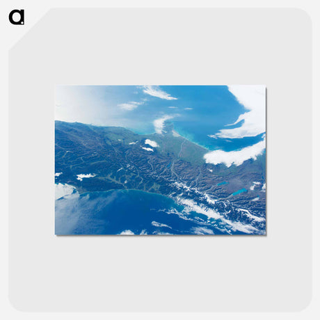 アートポストカード-Earth Observation from the International Space Station
 - 上空からの地球 Postcard.