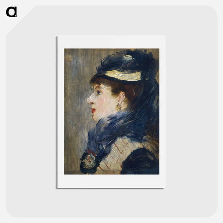 アートポストカード-Portrait of a Lady - エドゥアール マネ Postcard.