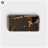 Evening - Edvard Munch Phone Case.