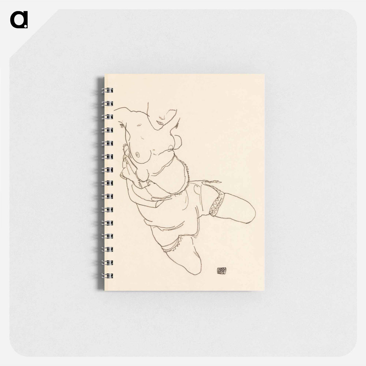 Semi-Dressed Model - エゴン シーレ Memo.