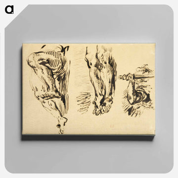 イエロー - ウジェーヌ ドラクロワ Canvas.