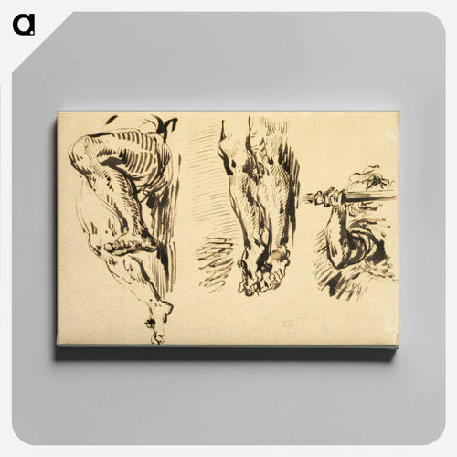 イエロー - ウジェーヌ ドラクロワ Canvas.