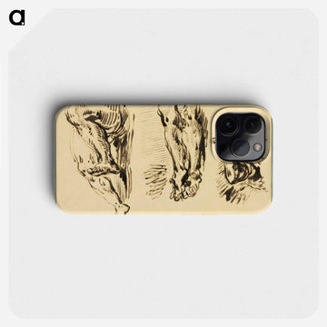 イエロー - ウジェーヌ ドラクロワ Phone Case.