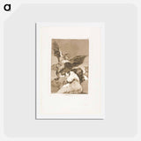 アートポストカード-Tale-Bearers - Blasts of Wind - フランシスコ デ ゴヤ Postcard.