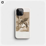 Tale-Bearers - Blasts of Wind - Francisco de Goya Phone Case.