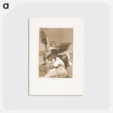 アートポストカード-Tale-Bearers - Blasts of Wind - フランシスコ デ ゴヤ Postcard.