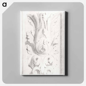 アートパネル-Architectural Motifs: Double Acanthus Fleuron - ジョルジュ スーラ Canvas.