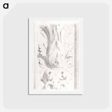 アートポストカード-Architectural Motifs: Double Acanthus Fleuron - ジョルジュ スーラ Postcard.