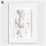 Architectural Motifs: Double Acanthus Fleuron - ジョルジュ スーラ Poster.