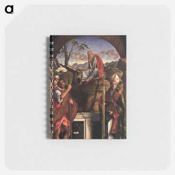 St. Jerome, St. Christopher and St. Augustine - ジョヴァンニ ベッリーニ Memo.
