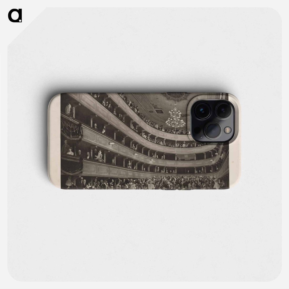 Auditorium in the old Burgtheater - グスタフ クリムト Phone Case.