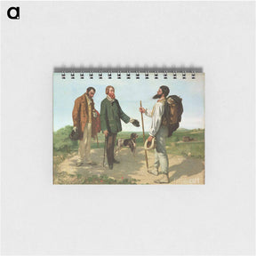 アートメモ帳-The Meeting (Bonjour Monsieur Courbet) - ギュスターヴ クールベ Memo.