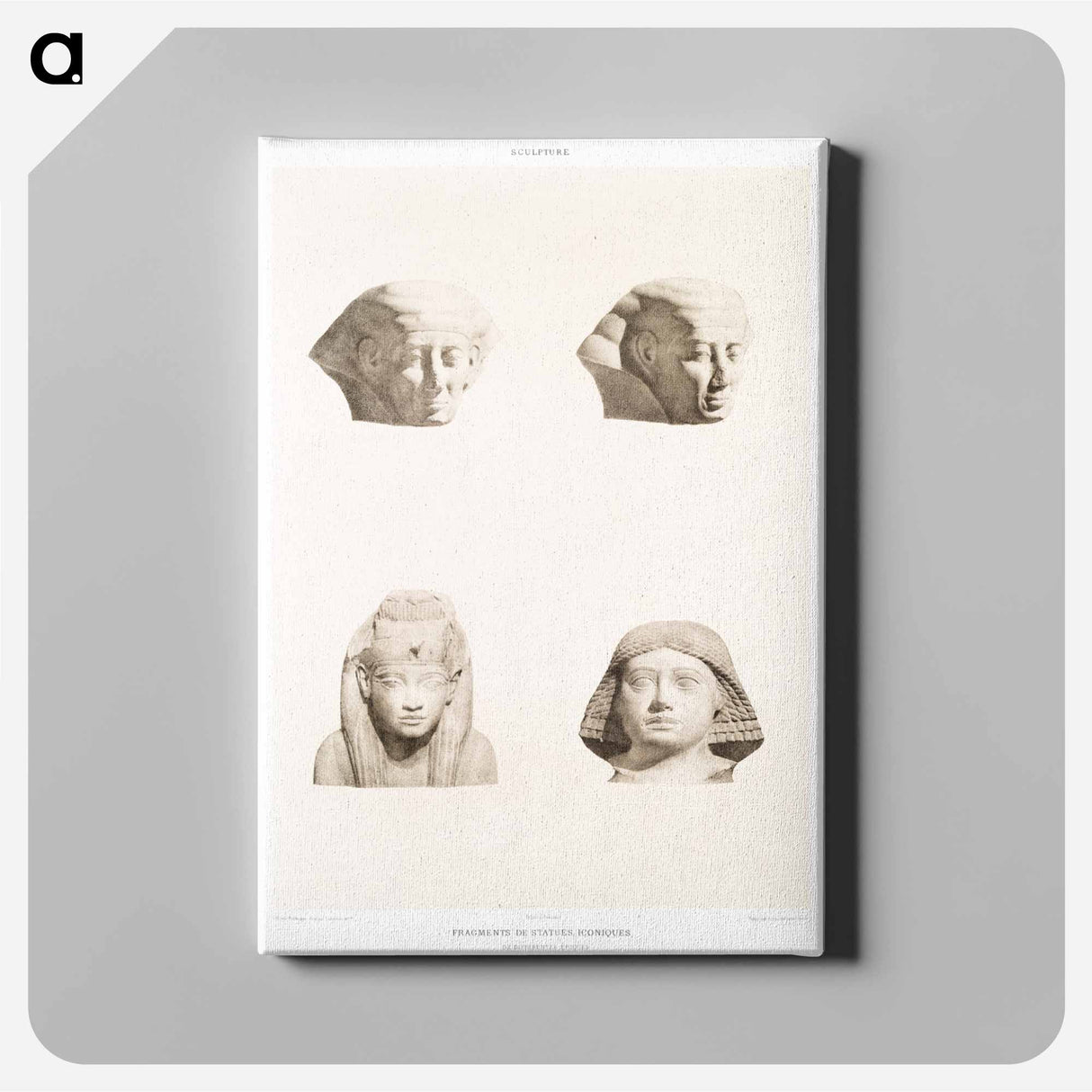 アートパネル-Egyptian Art Fragments
 - エジプト美術史 Canvas.