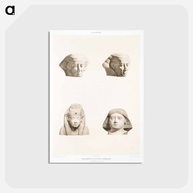 アートポストカード-Egyptian Art Fragments
 - エジプト美術史 Postcard.