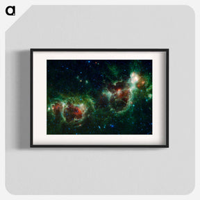 アートポスター-Heart and Soul Nebulae
 - ハッブル画像 Poster.
