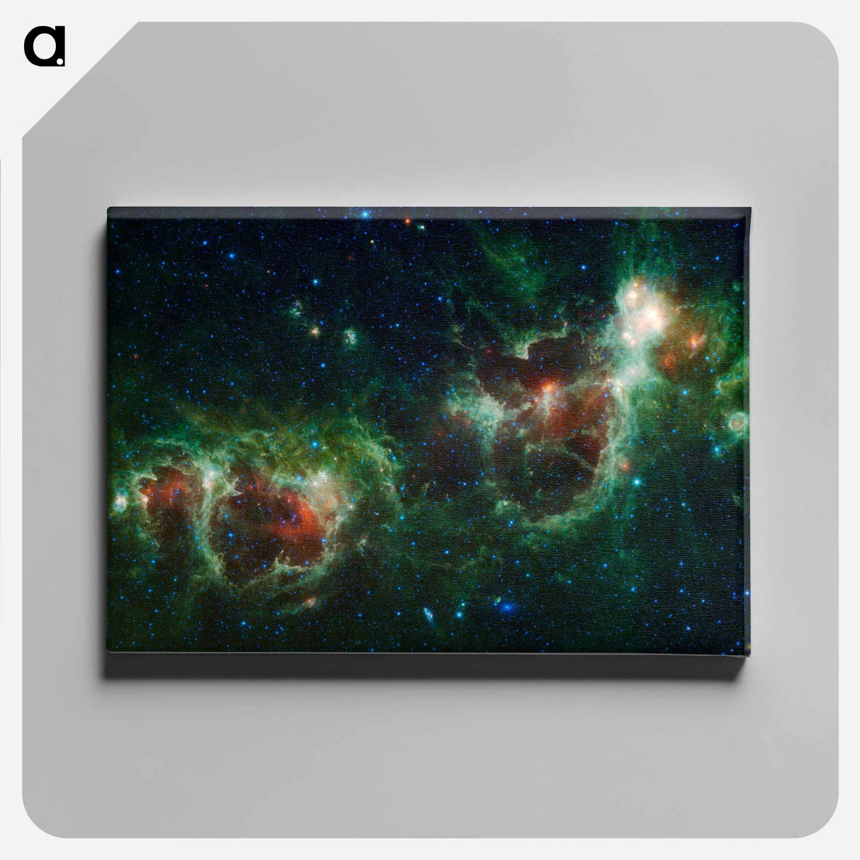 アートパネル-Heart and Soul Nebulae
 - ハッブル画像 Canvas.