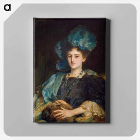 アートパネル-Portrait of Miss Katherine Elizabeth Lewis - ジョン シンガー サージェント Canvas.
