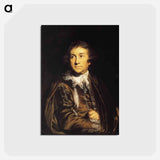 アートポストカード-David-Garrick - ジョシュア レノルズ Postcard.