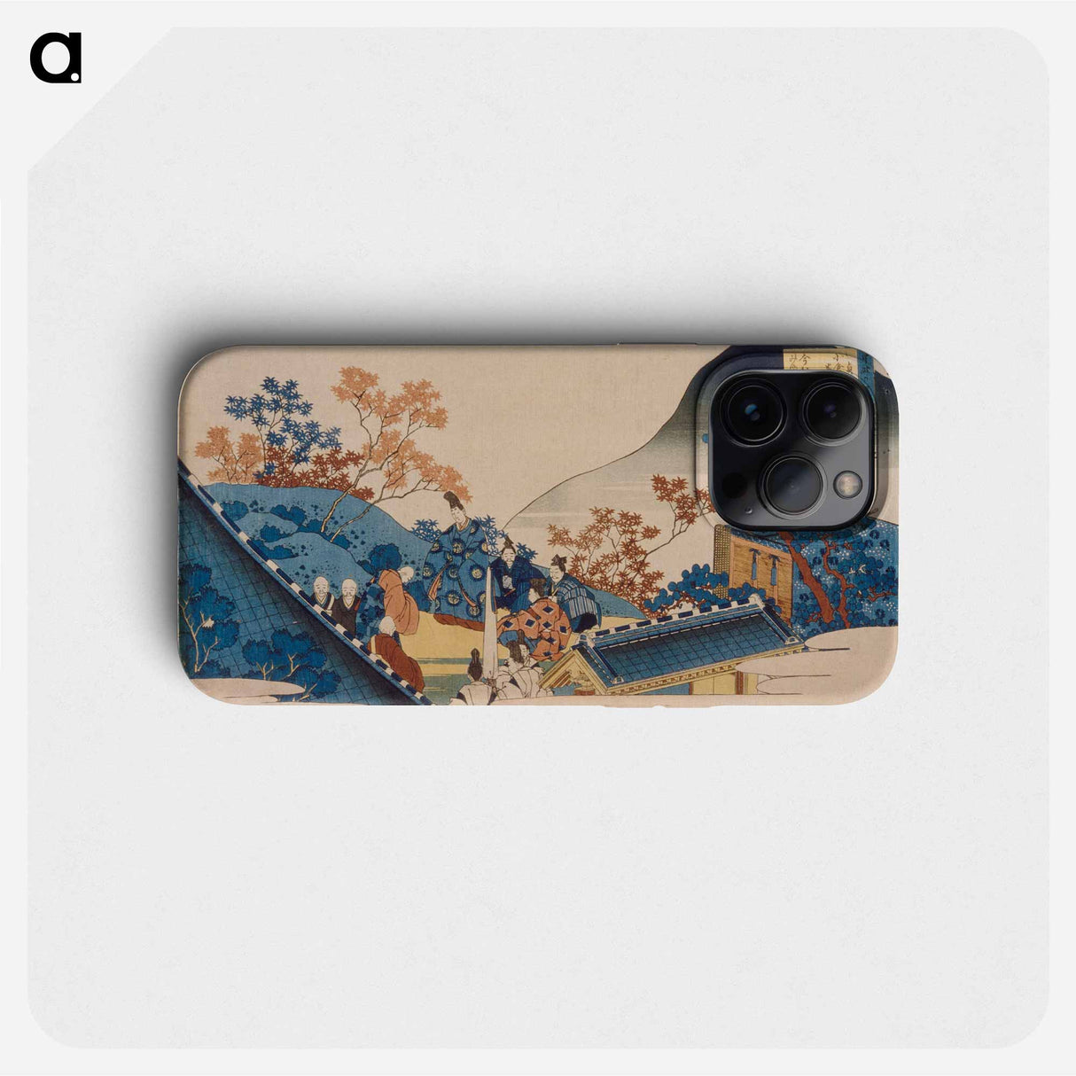 Hokusai's Poem - Katsushika Hokusai Phone Case.