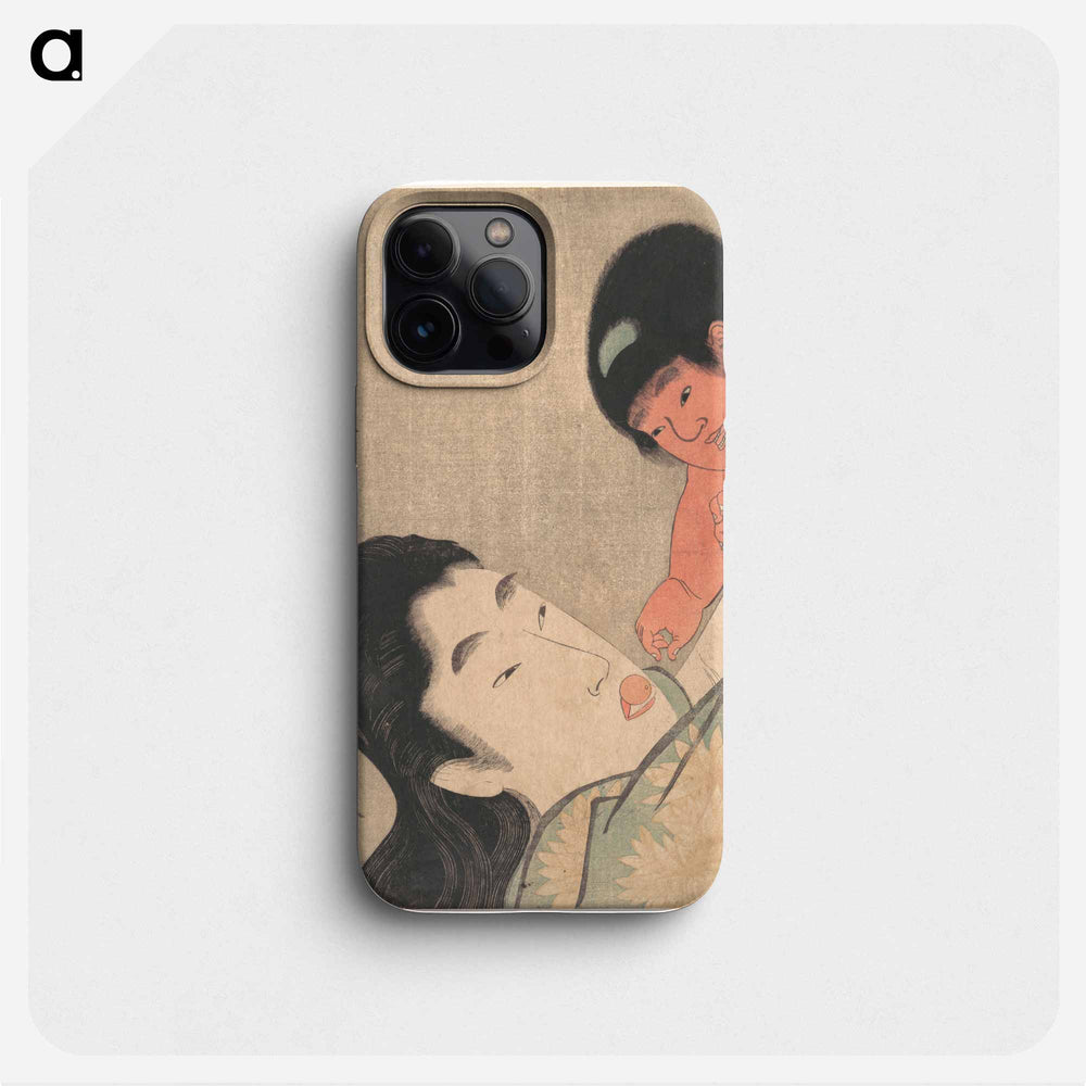 Yamauba and Kintoki - 喜多川 歌麿 Phone Case.