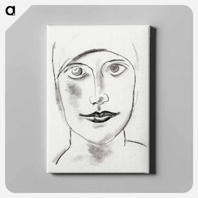 アートパネル-Woman's head - レオ ヘステル Canvas.