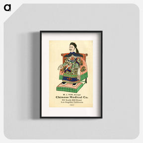 アートポスター-Advertisement of Chinese Medical Co.
 - 国立医学図書館 Poster.