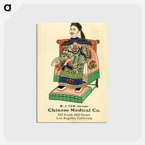 アートポストカード-Advertisement of Chinese Medical Co.
 - 国立医学図書館 Postcard.