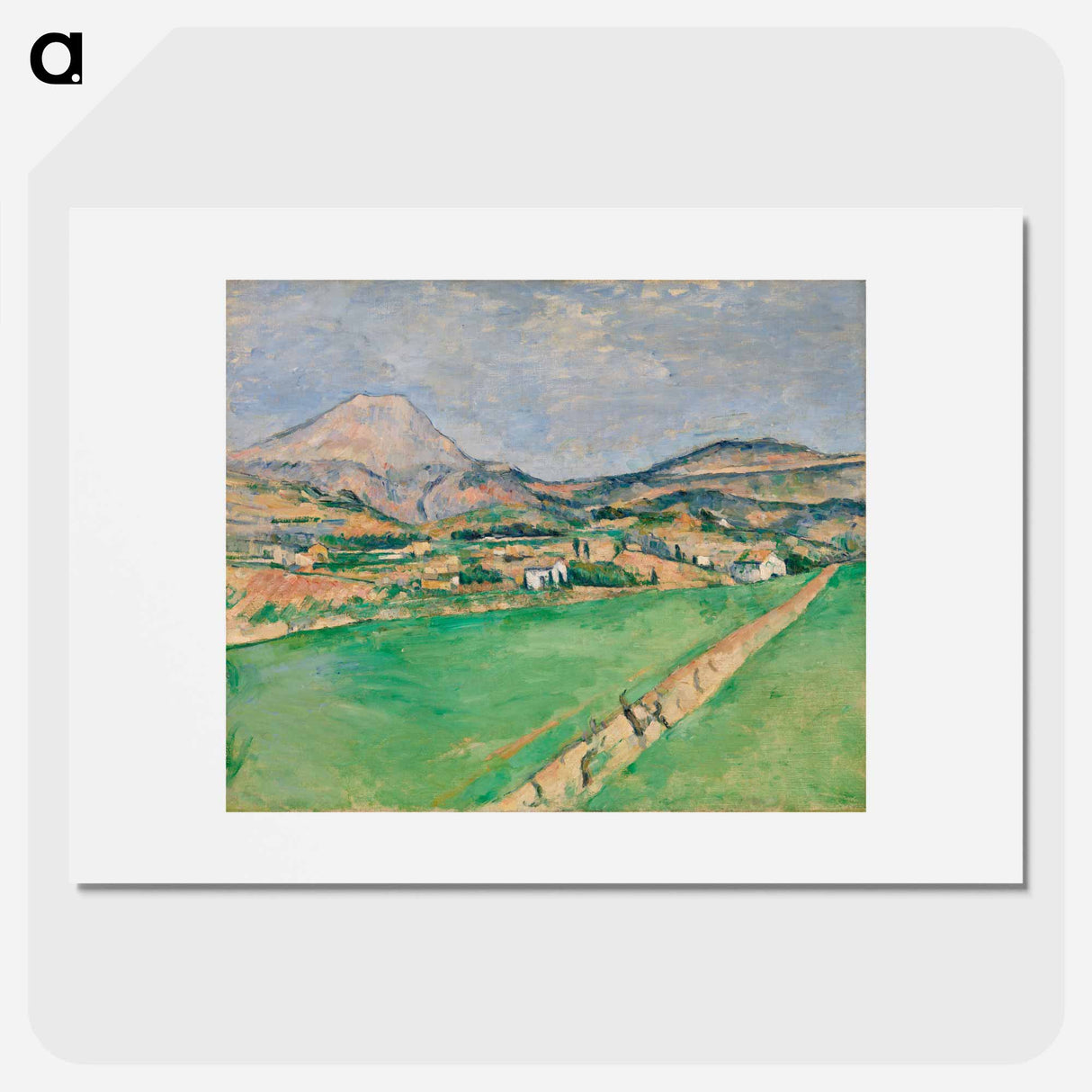 Toward Mont Sainte-Victoire - Paul Cezanne Poster.