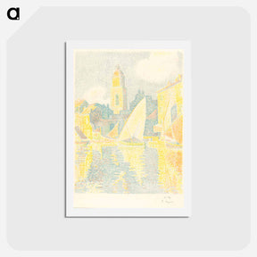 アートポストカード-St. Tropez: The Port - ポール シニャック Postcard.