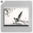 アートパネル-Magpie and Waterfall
 - 鳥類図鑑 Canvas.