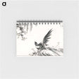 アートメモ帳-Magpie and Waterfall
 - 鳥類図鑑 Memo.